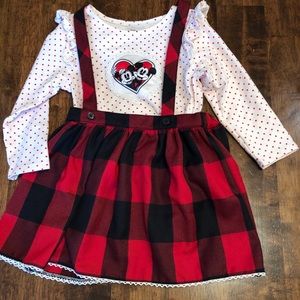Pippa and Julie Minnie and Mickey 4t jumper skirt